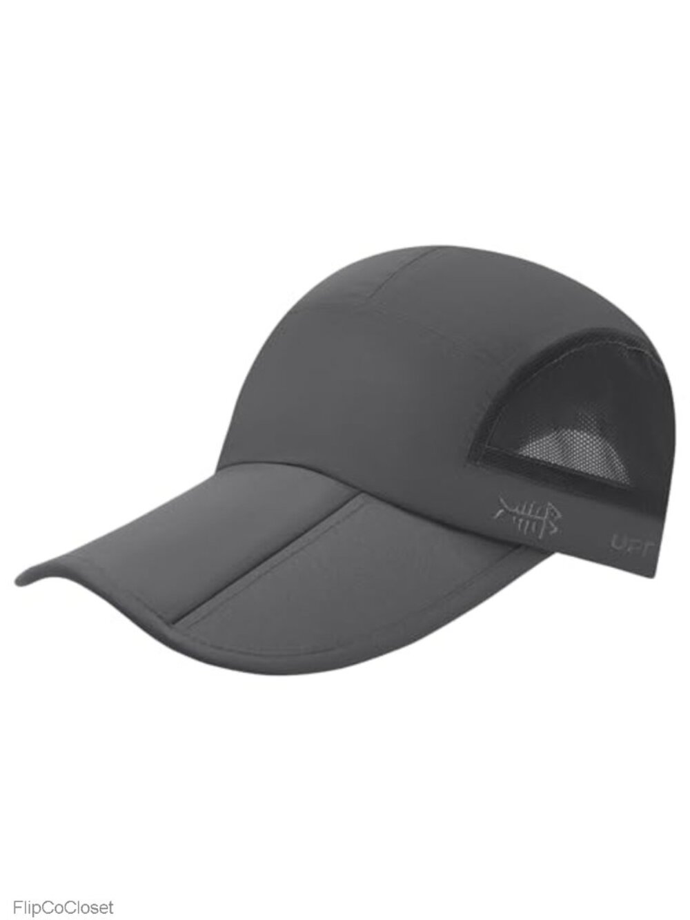 Folding Baseball Cap UPF 50+ Water Resistant Mesh Hiking Hat Adjustable